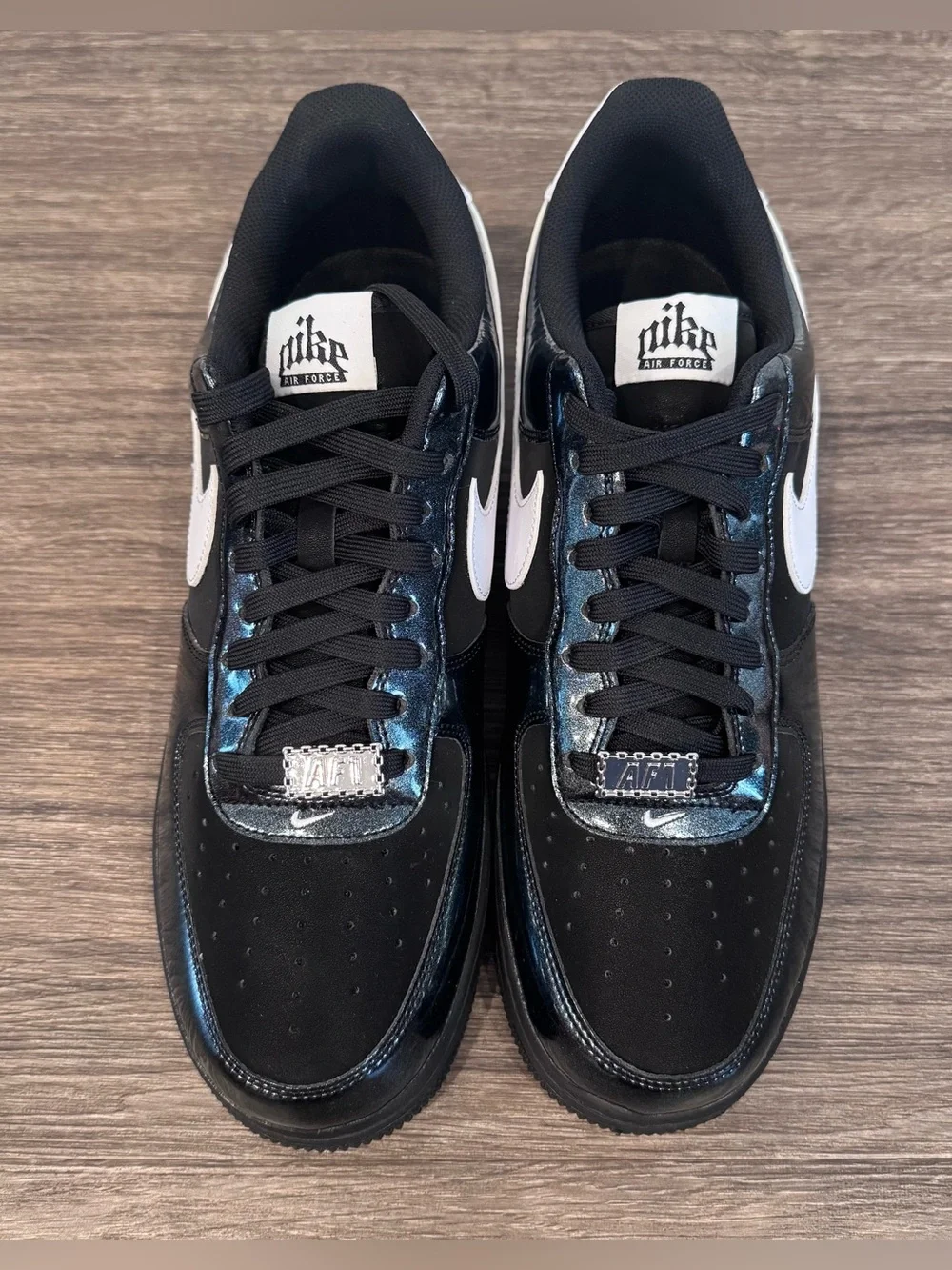 Nike Air Force 1 Low '07 LV8 Glam Rock Black White  [IB6843-001] Sz 11